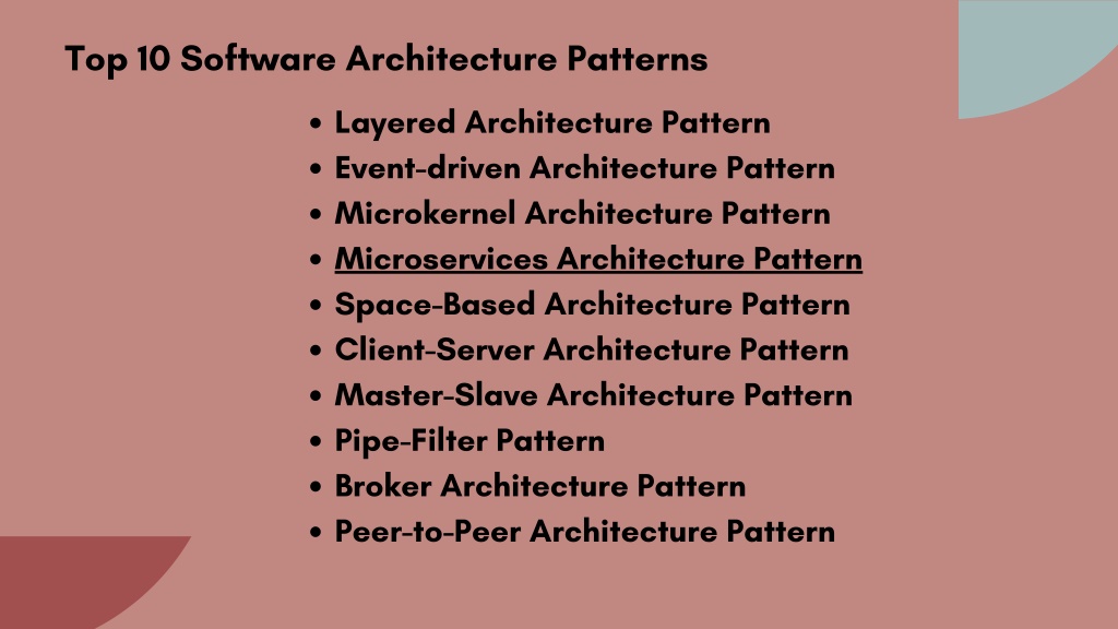 PPT - 10 Most Popular Software Architecture Patterns PowerPoint ...