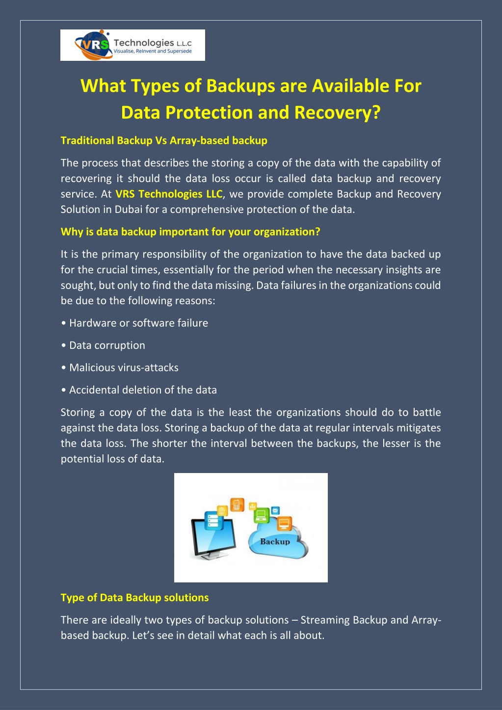 Ppt What Types Of Backups Are Available For Data Protection And