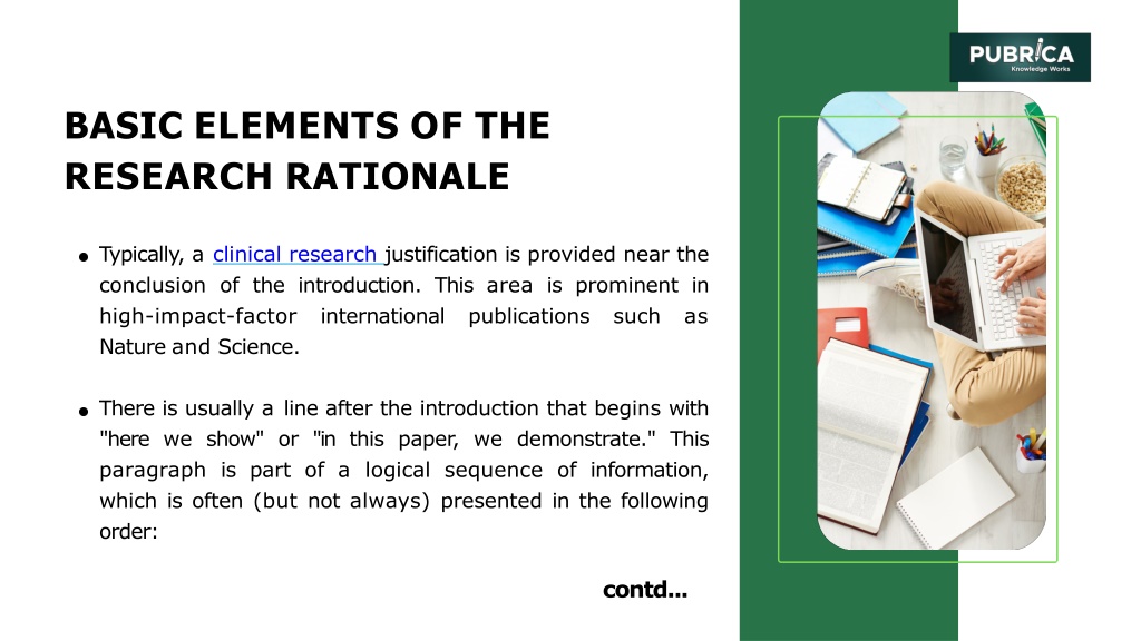 rationale research plan