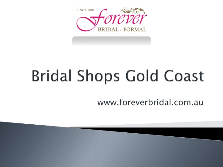 PPT Bridal Shops Gold Coast PowerPoint