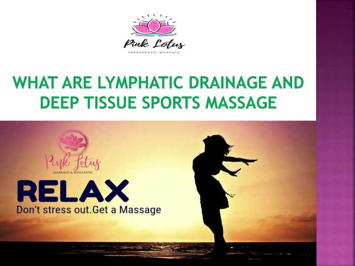 Ppt What Are Lymphatic Drainage And Deep Tissue Sports Massage