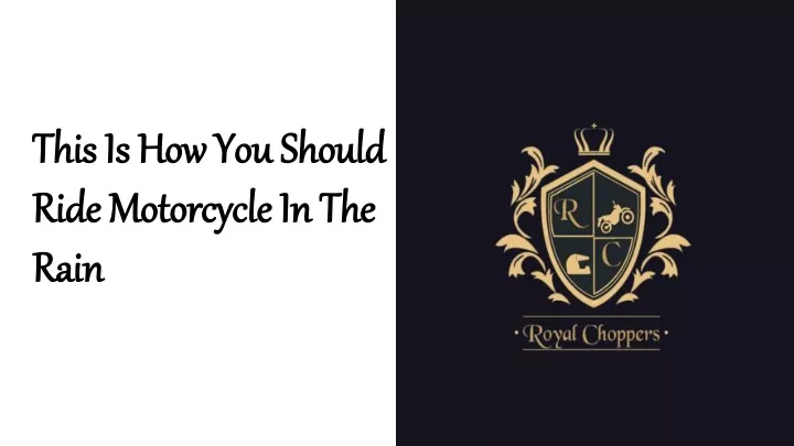 should i ride a motorcycle