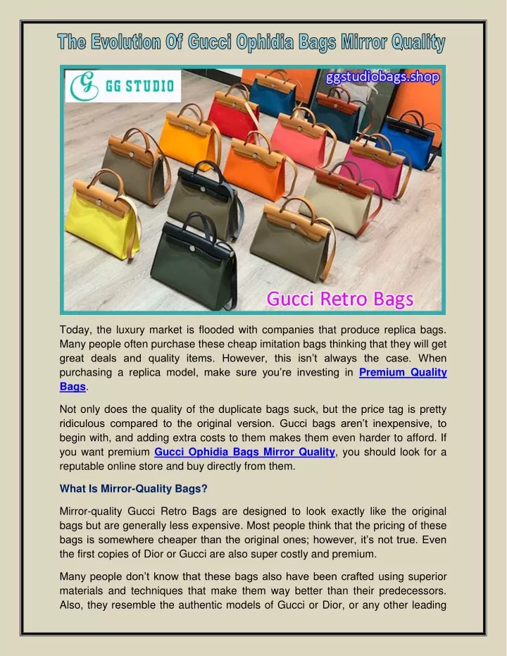 PPT - Gucci Retro Bags PowerPoint Presentation, Free Download - ID:11754335