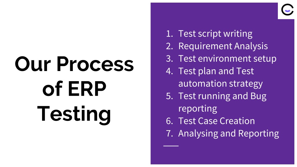 PPT - Microsoft Dynamics 365 ERP testing | Crestech PowerPoint ...