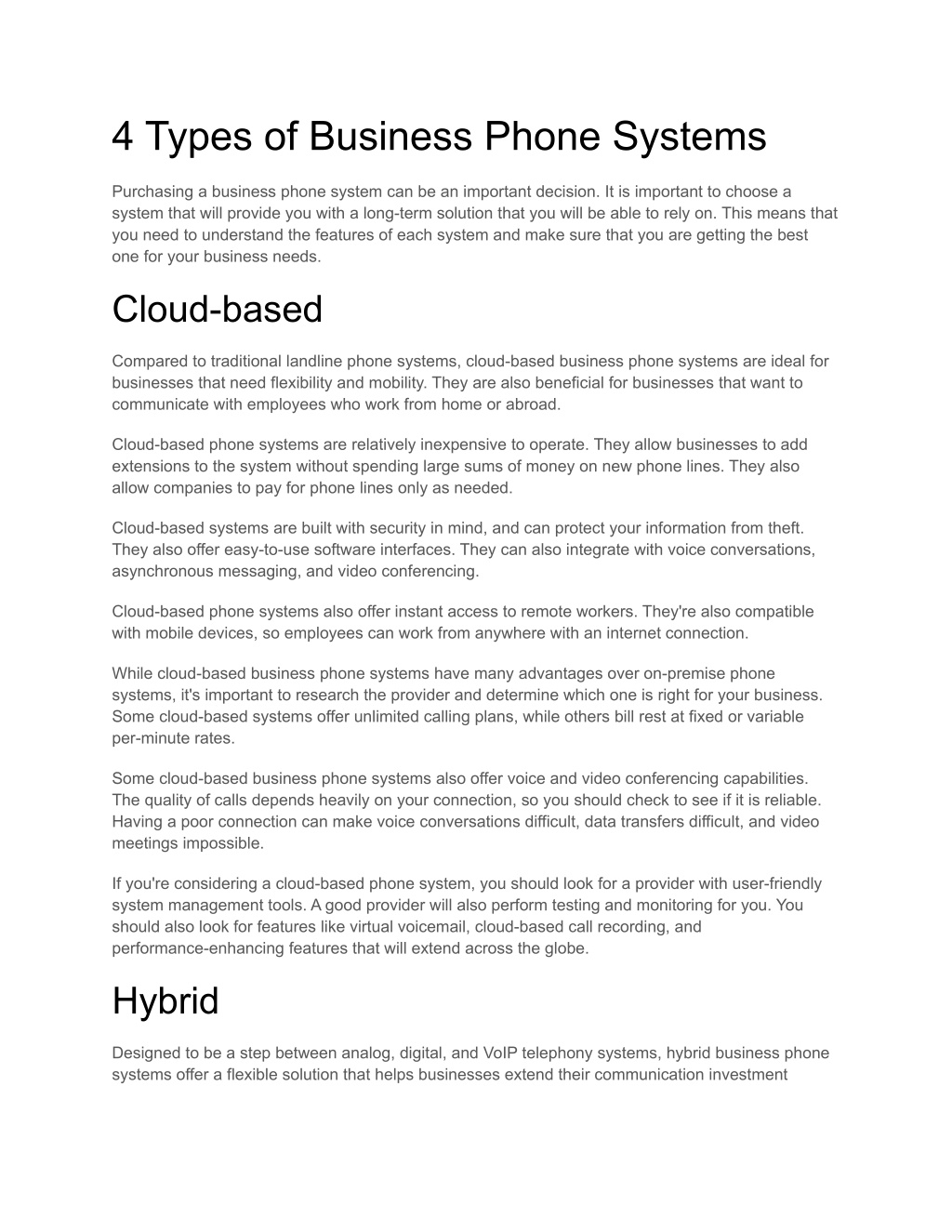 ppt-4-types-of-business-phone-systems-powerpoint-presentation-free