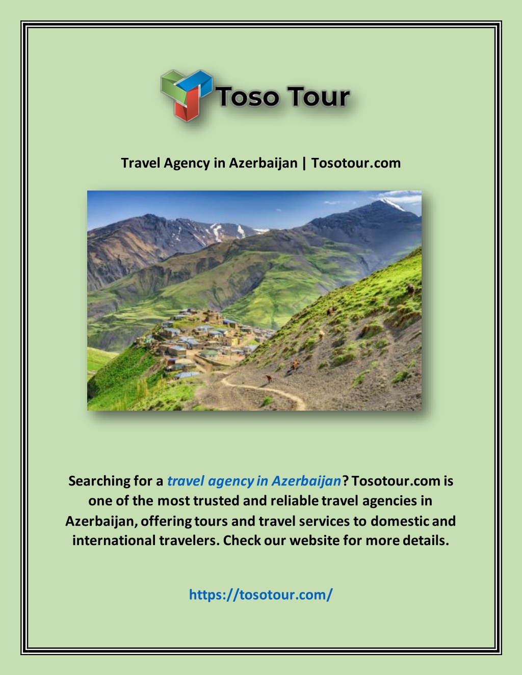 travel agency azerbaijan