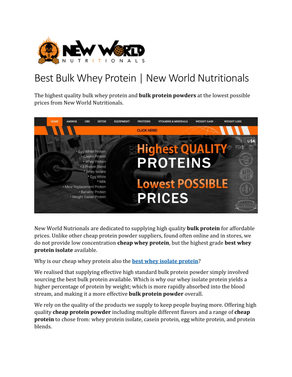 PPT - Best Whey Isolate Protein PowerPoint Presentation, Free Download ...