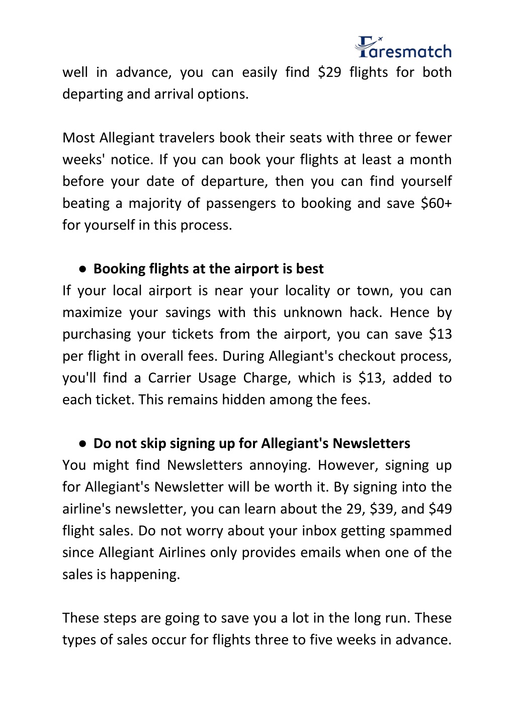 PPT - Book The Cheapest Flight Through Allegiant Airlines PowerPoint ...