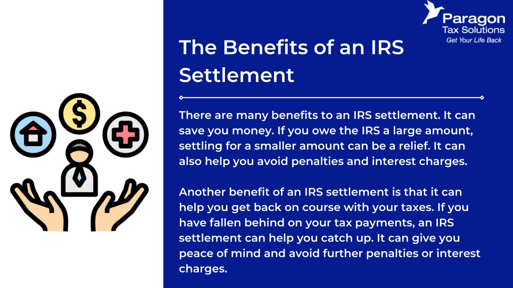 PPT What are the Benefits of an IRS Settlement? PowerPoint