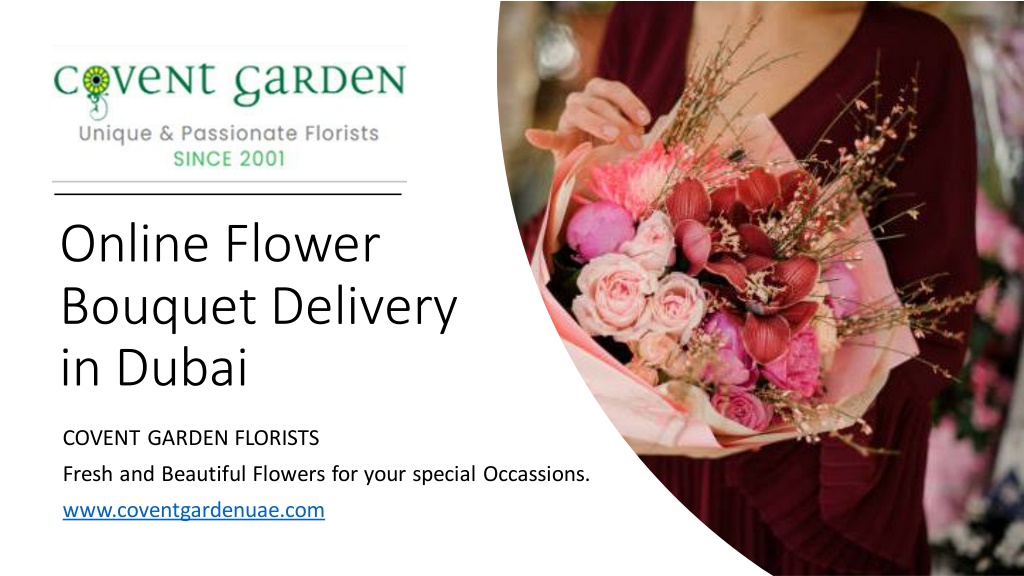 PPT Online Flower Bouquet Delivery in Dubai PowerPoint Presentation