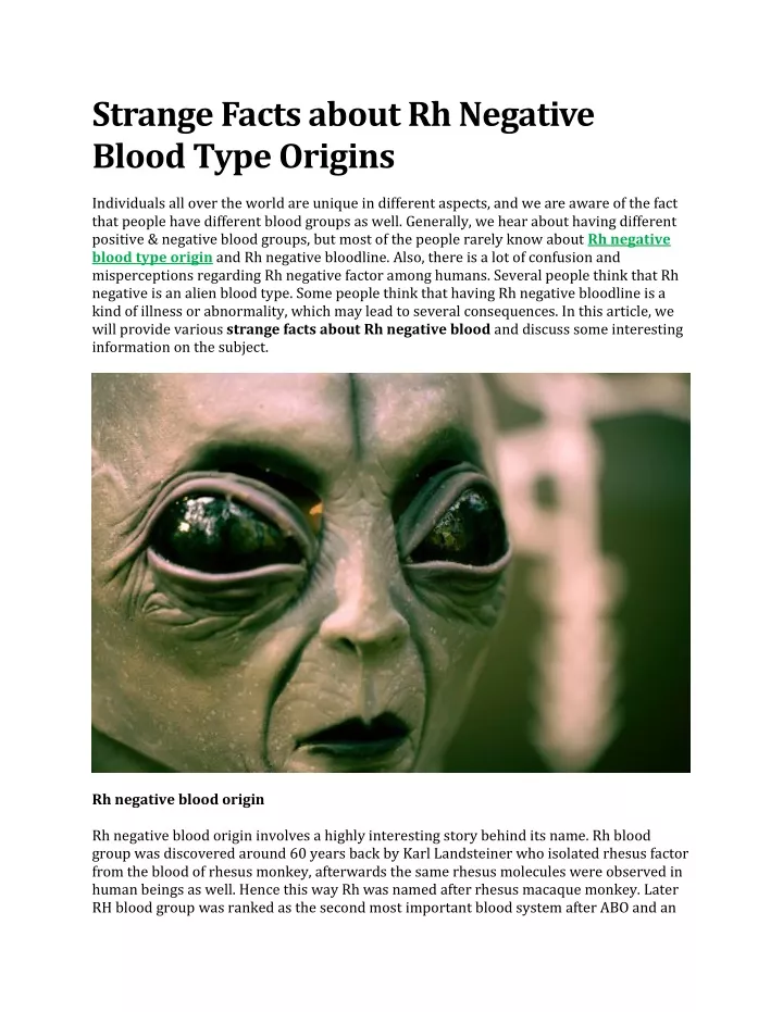 ppt-strange-facts-about-rh-negative-blood-type-origins-powerpoint