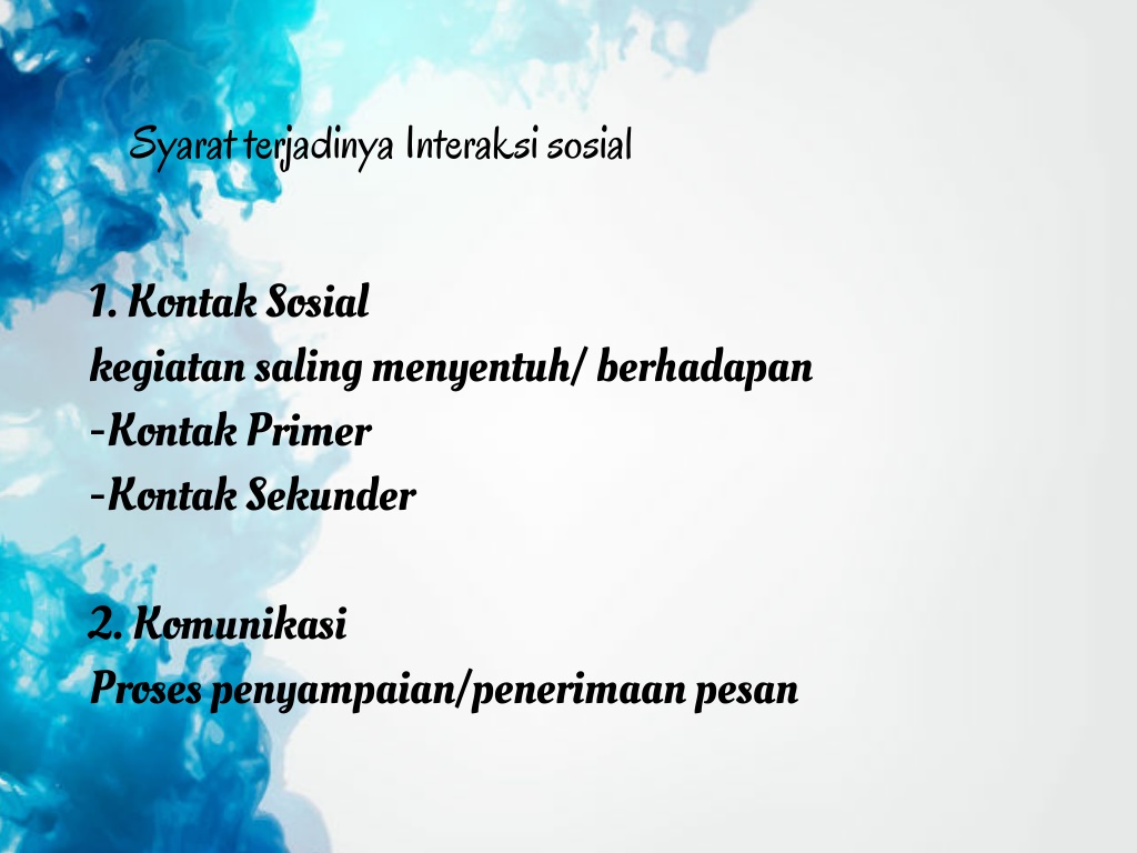 PPT - Interaksi Sosial PowerPoint Presentation, Free Download - ID:11761901