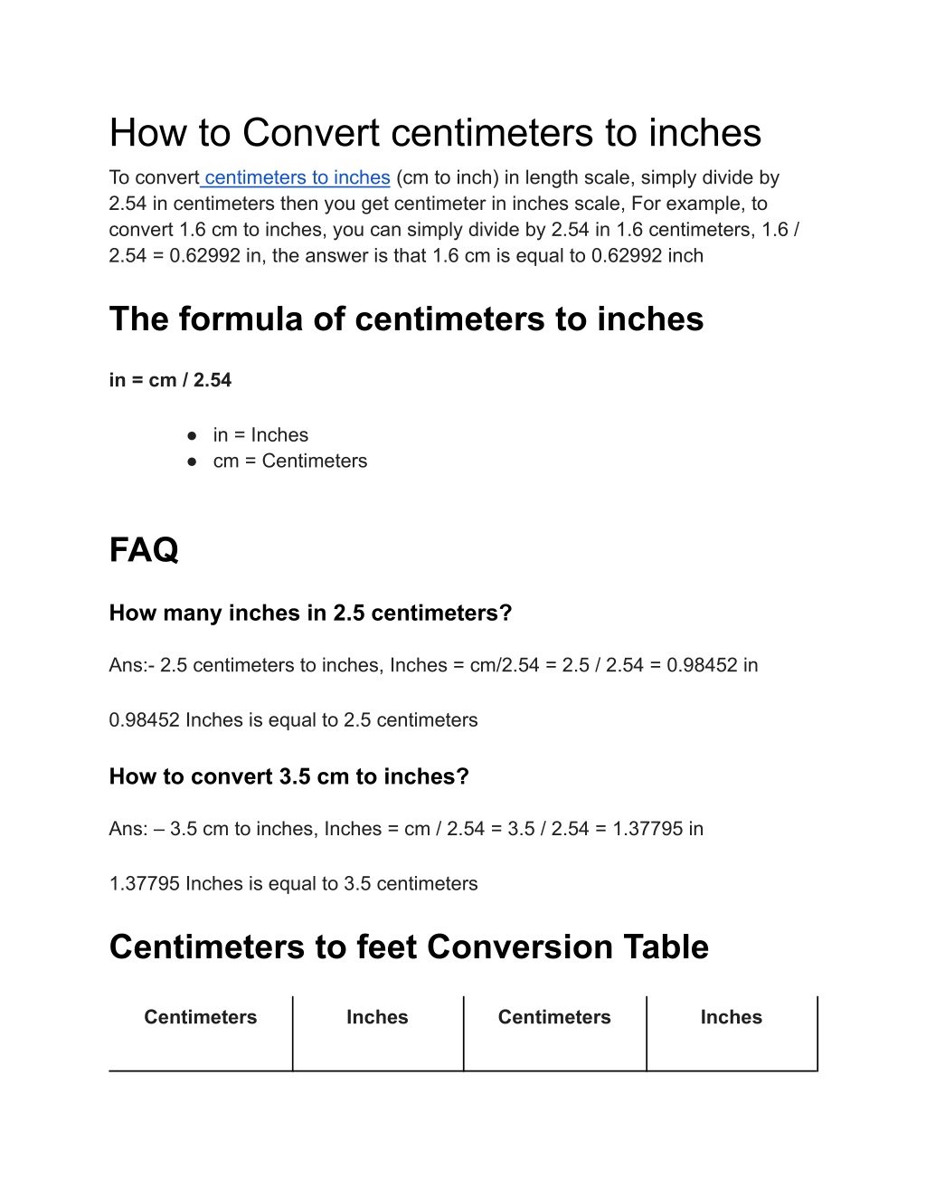 Ppt How To Convert Centimeters To Inches Powerpoint Presentation Free Download Id11764271 6709