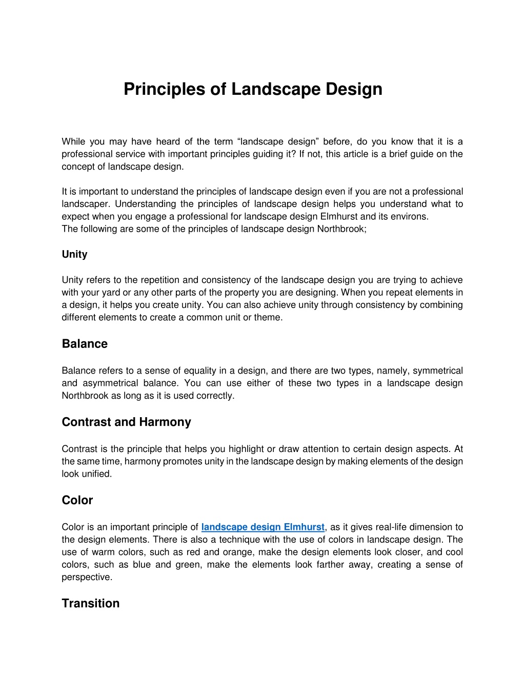 PPT - Principles of Landscape Design.docx PowerPoint Presentation, free ...