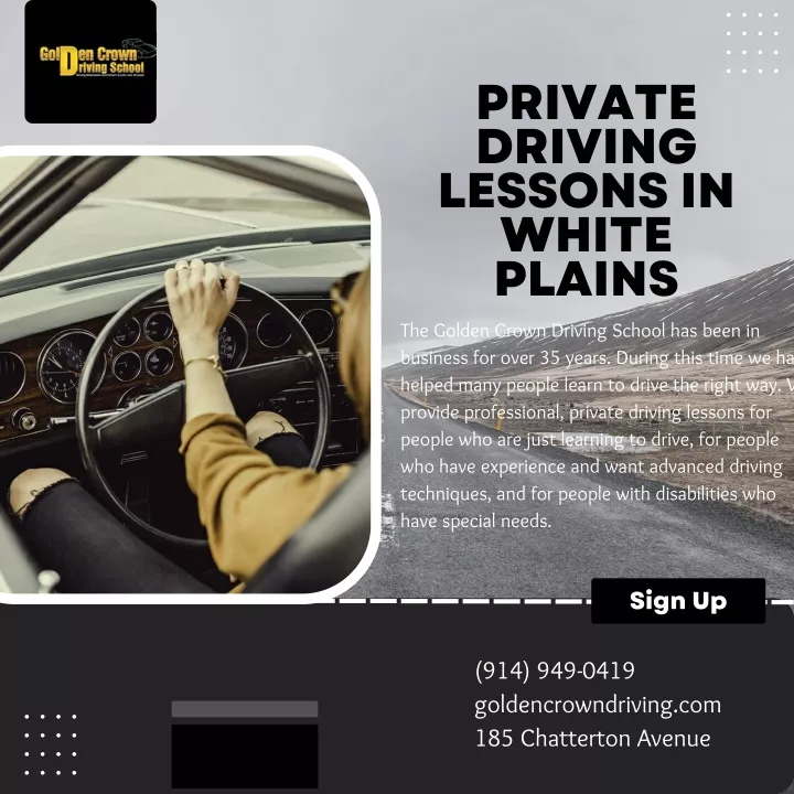 private driving lessons in white plains business n.