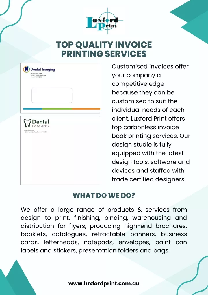 PPT Top Quality Invoice Printing Services PowerPoint Presentation