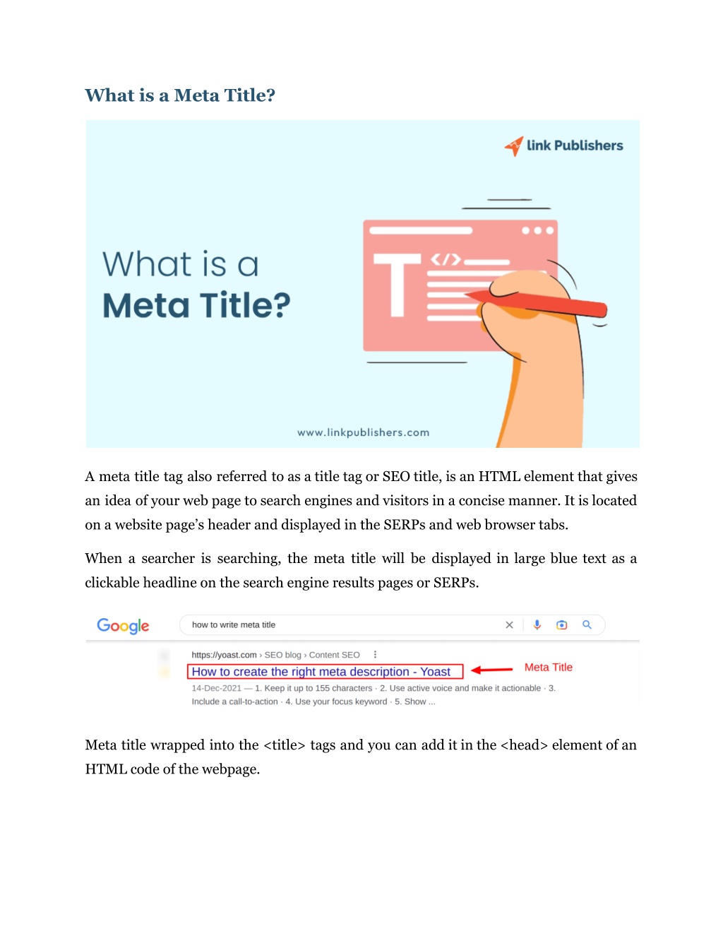 PPT - How To Create The Right Meta Title And Meta Description ...