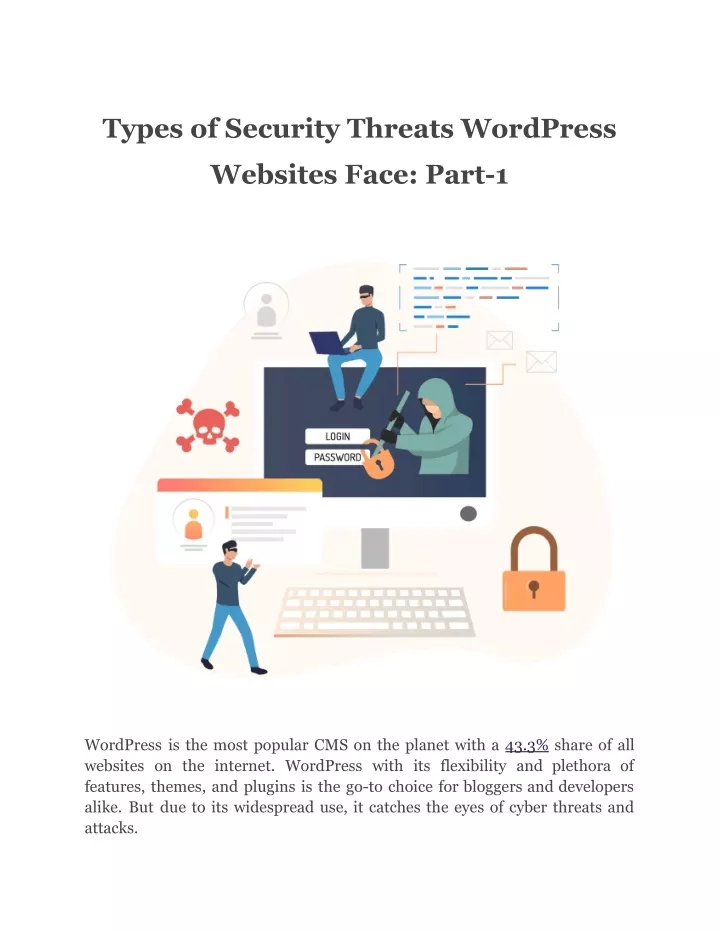 Ppt Types Of Security Threats Wordpress Websites Face Part 1