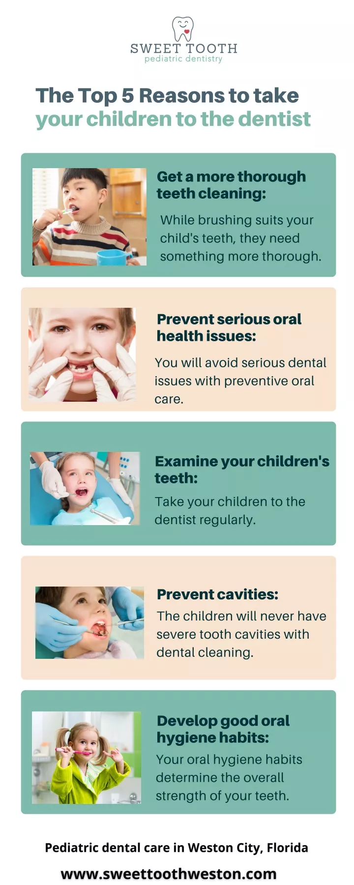 PPT - The Top 5 Reasons to take your children to the dentist PowerPoint ...