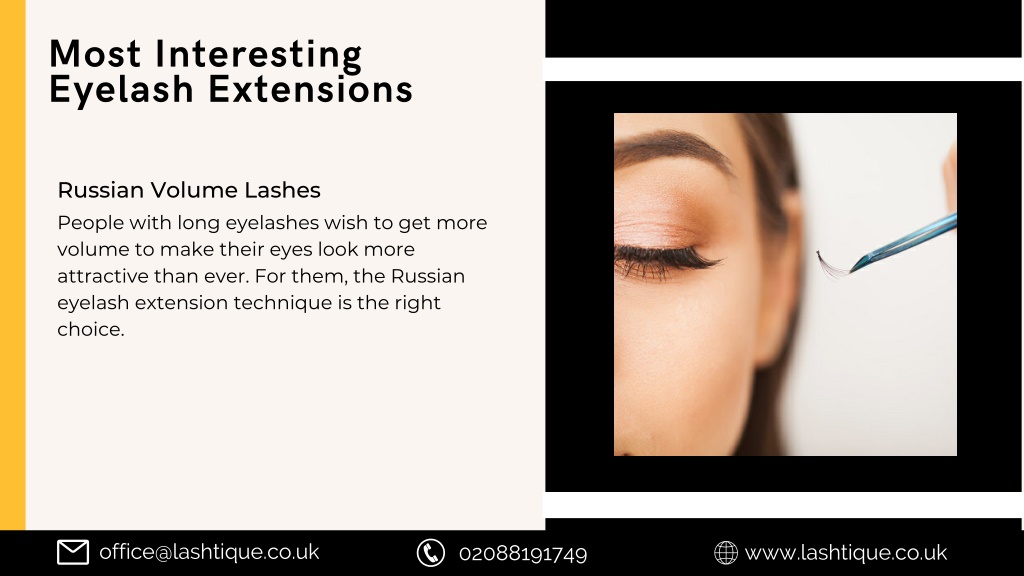 Ppt Three Most Popular Types Of Eyelash Extensions Powerpoint