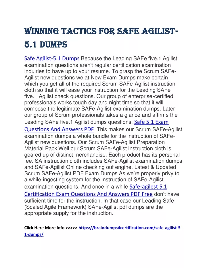 SAFe-Agilist Online Prüfungen