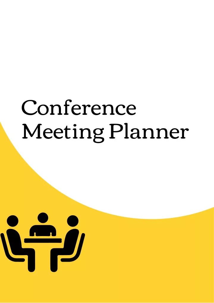 PPT Conference Meeting Planner PowerPoint Presentation, free download