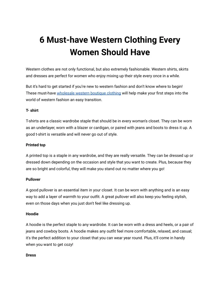 ppt-6-must-have-western-clothing-every-women-should-have-powerpoint