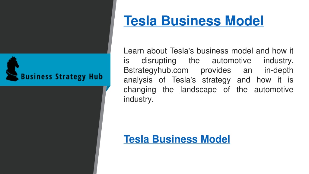 PPT - Tesla Business Model Bstrategyhub.com PowerPoint Presentation ...