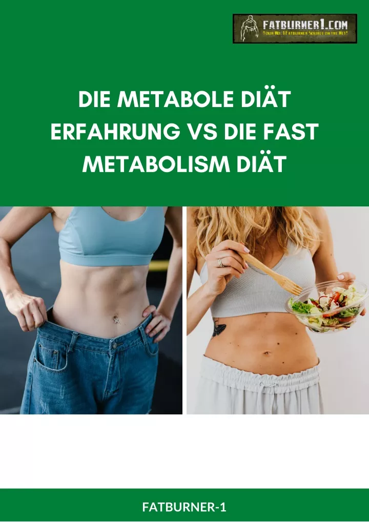 PPT - Kennen Sie Die Metabole Dit Erfahrung Im Vergleich Zur Fast