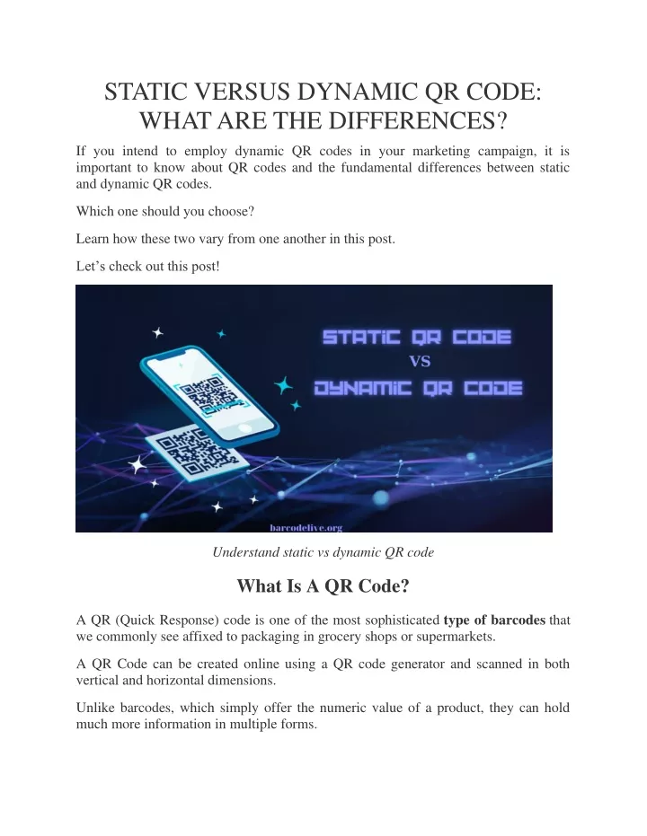 ppt-static-versus-dynamic-qr-code-what-are-the-differences