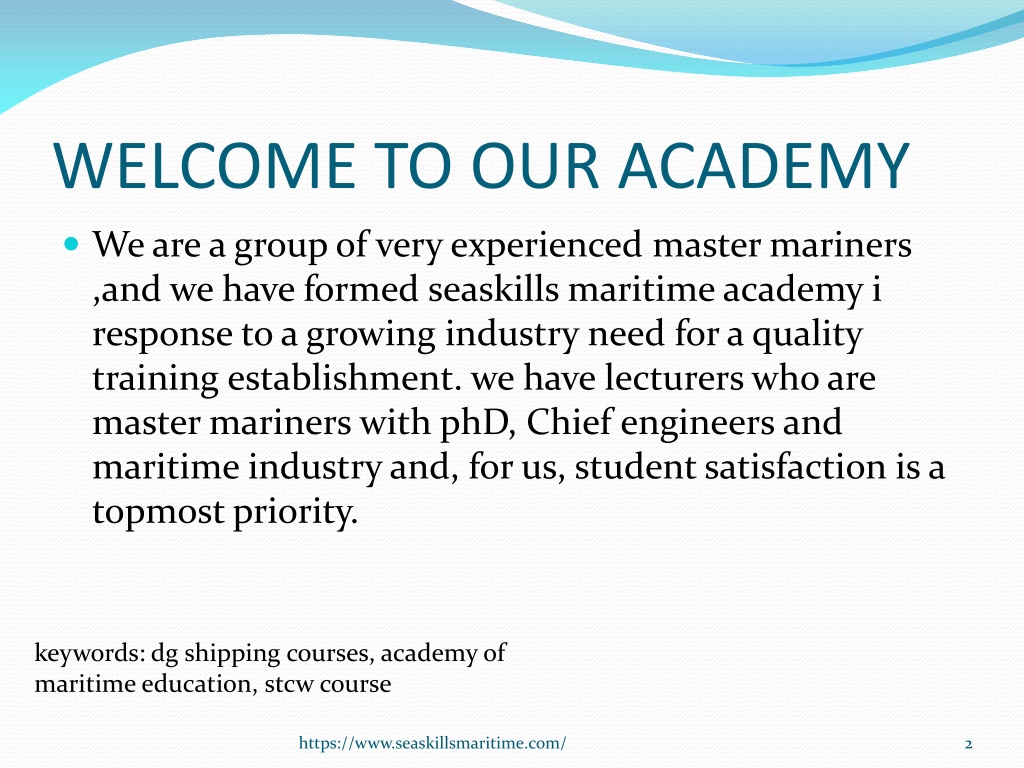 PPT - Maritime Certification Courses|Best Maritime Academy|STCW Courses ...