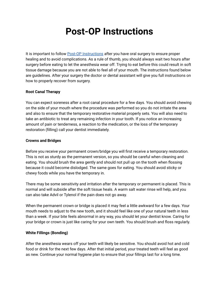 ppt-post-op-instructions-powerpoint-presentation-free-download-id