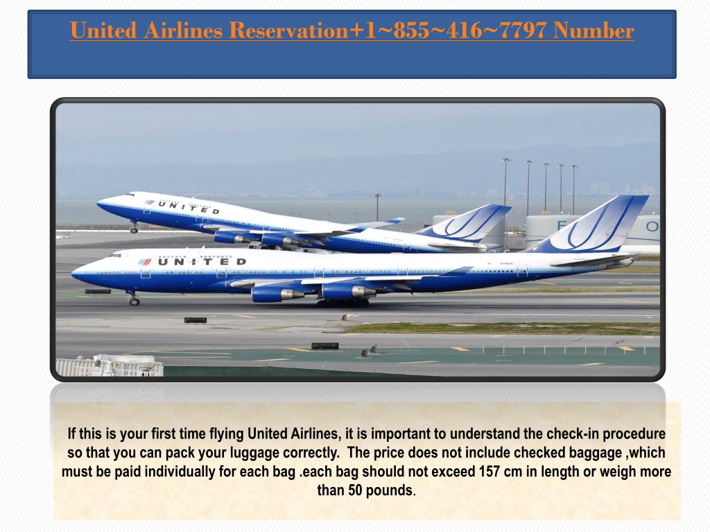 United Airlines Reservation 1 855 416 7797 Number L 