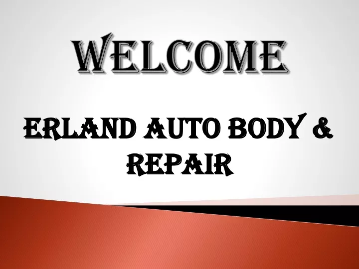 PPT Auto body collision repair in PowerPoint Presentation