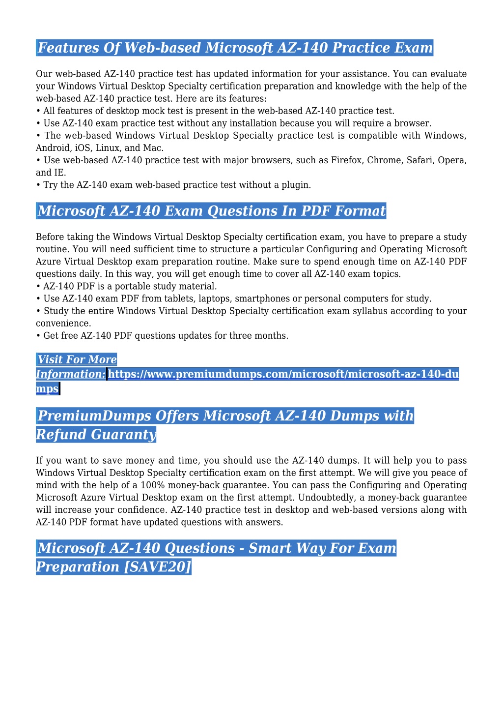 Latest AZ-140 Braindumps Sheet