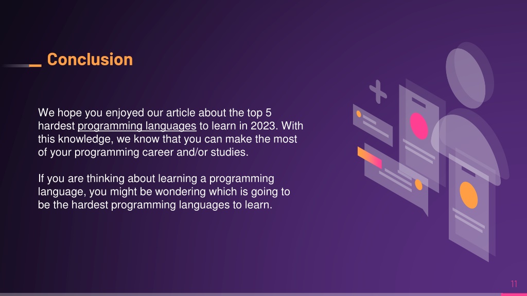 PPT - Top 5 Hardest Programming Languages To Learn In 2023 PowerPoint ...