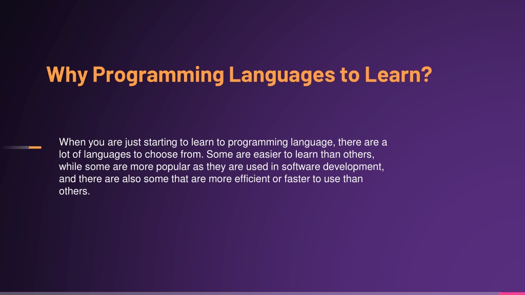 PPT - Top 5 Hardest Programming Languages To Learn In 2023 PowerPoint ...