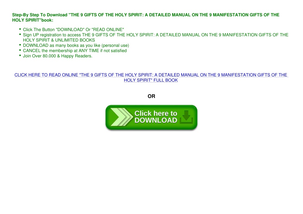 the 9 gifts of the holy spirit pdf