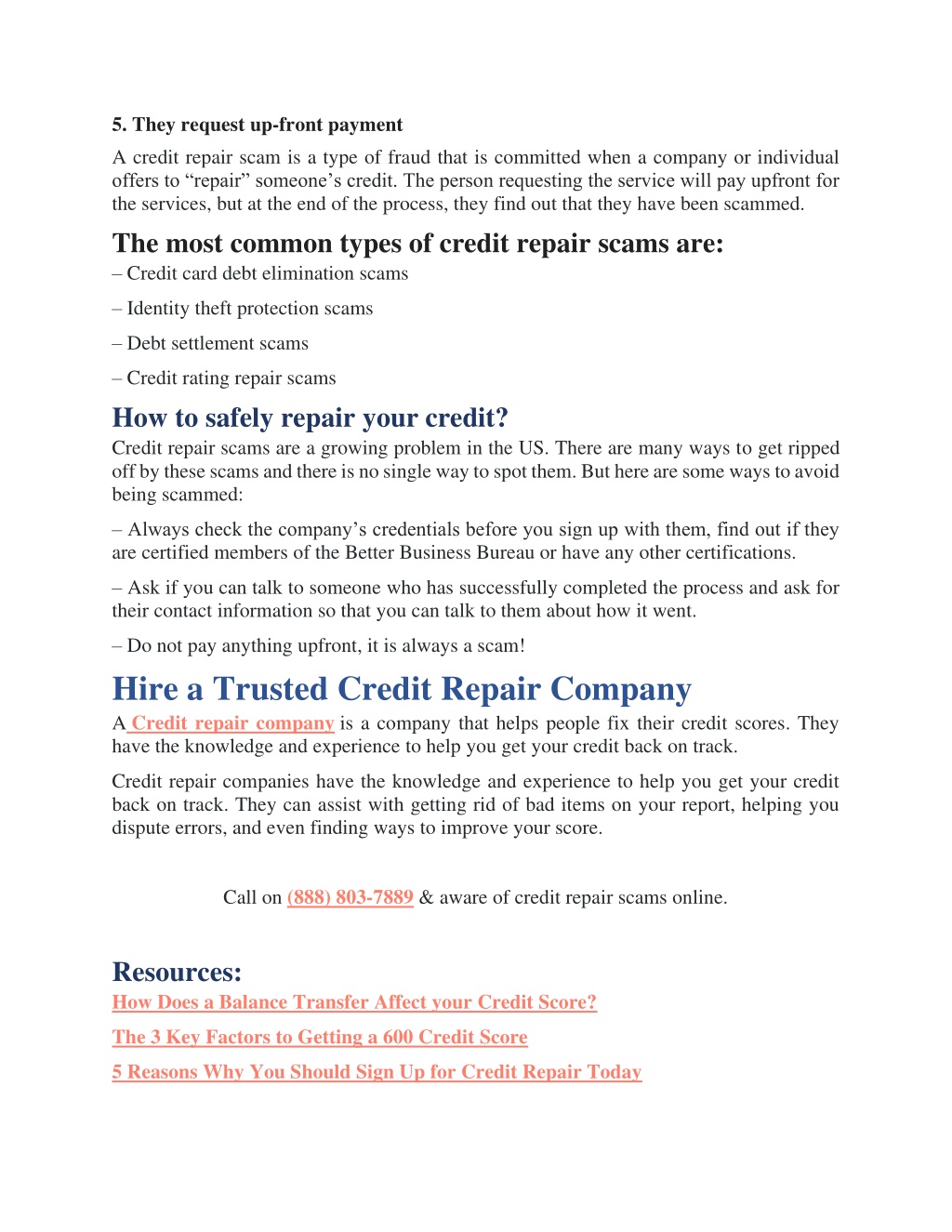 PPT - How To Identify Credit Repair Scams? PowerPoint Presentation ...