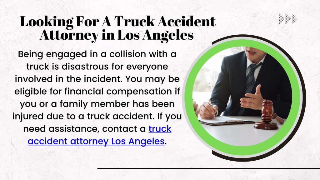 Ppt What You Need To Know When Hiring A Truck Accident Attorney Powerpoint Presentation Id 6350