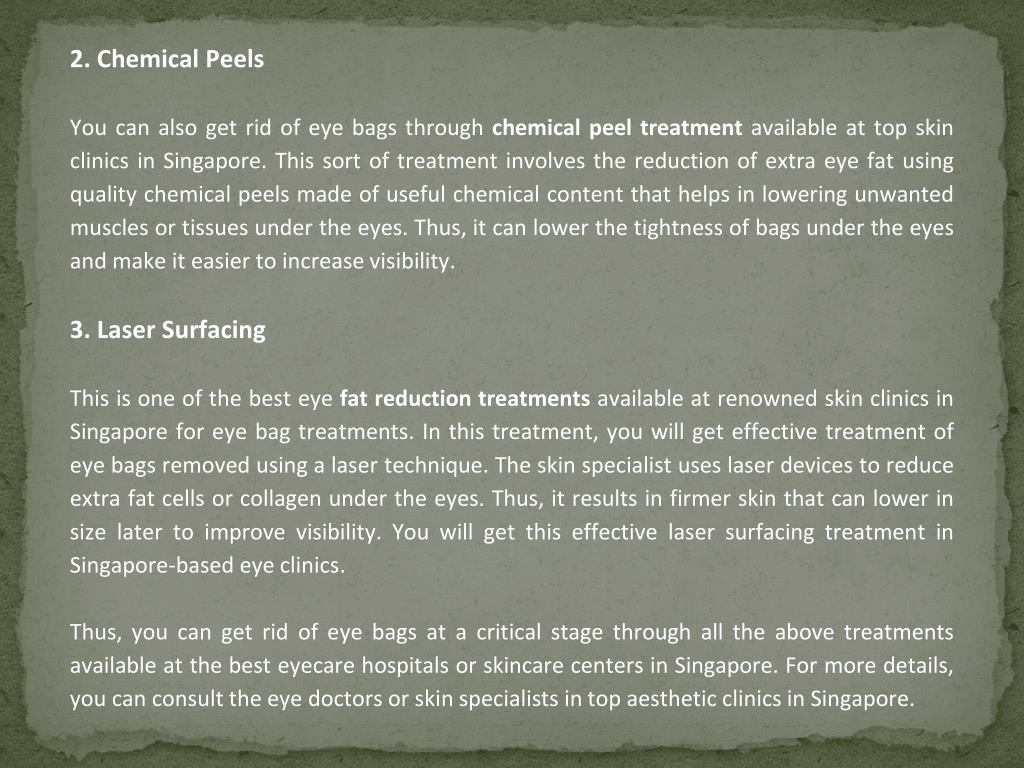 PPT - Ultimate Guide On Best Eye Bag Removal Singapore PowerPoint ...