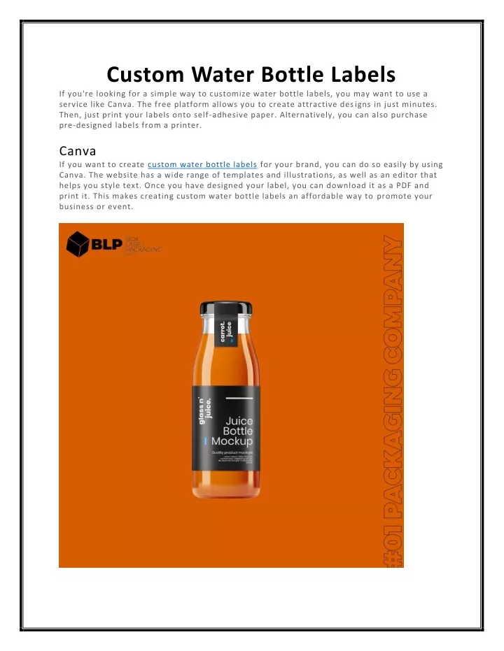 ppt-custom-water-bottle-labels-powerpoint-presentation-free-download