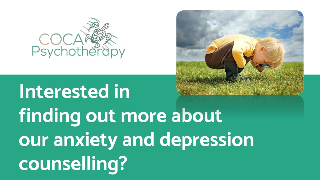 Photo inspiration: Visual Reference: Ppt Welcome To Online Therapy For Anxiety And Depression Powerpoint