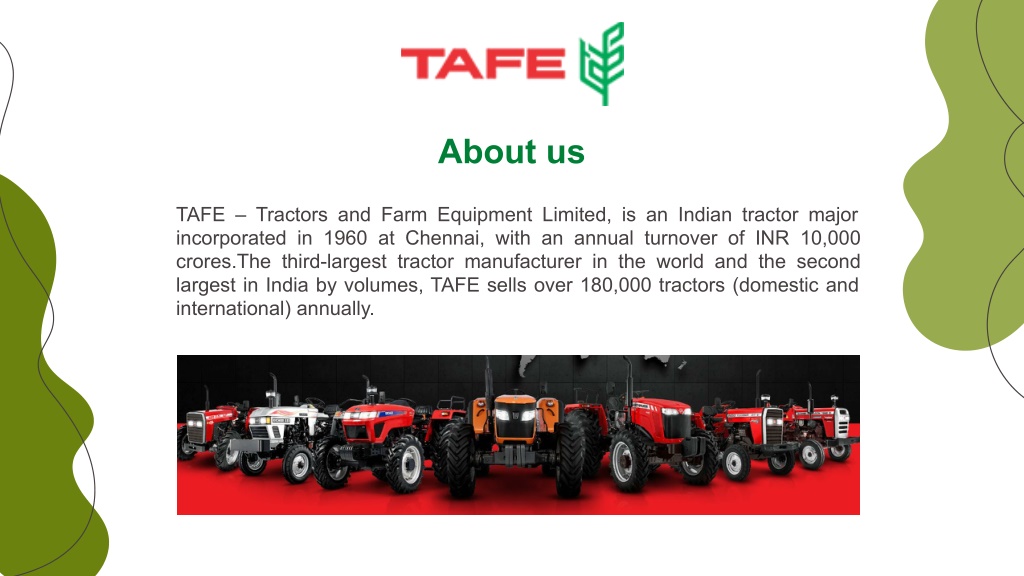 PPT TAFE Tractors and Farm Equipment Limited PowerPoint