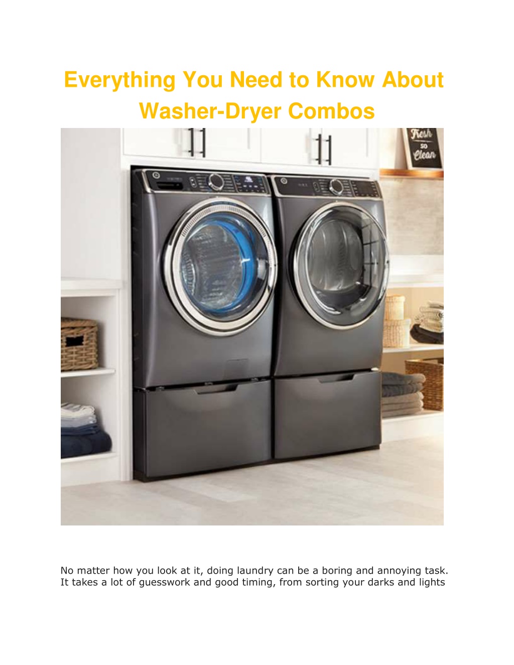 PPT - Everything You Need To Know About Washer-Dryer Combos PowerPoint ...