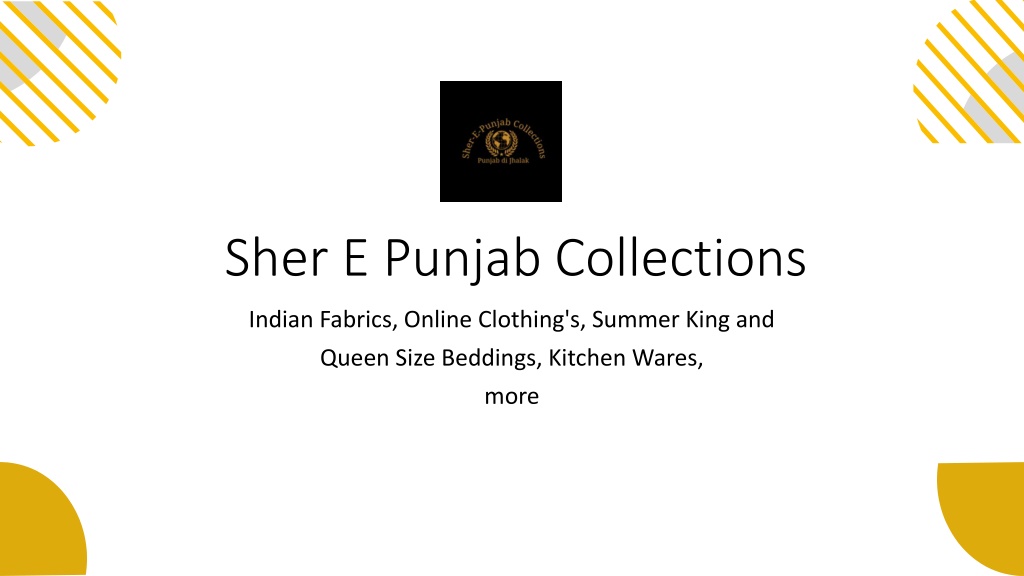 PPT Indian Clothes Online Australia Sher E Punjab Collections PowerPoint Presentation ID 