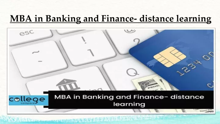 distance learning phd in finance