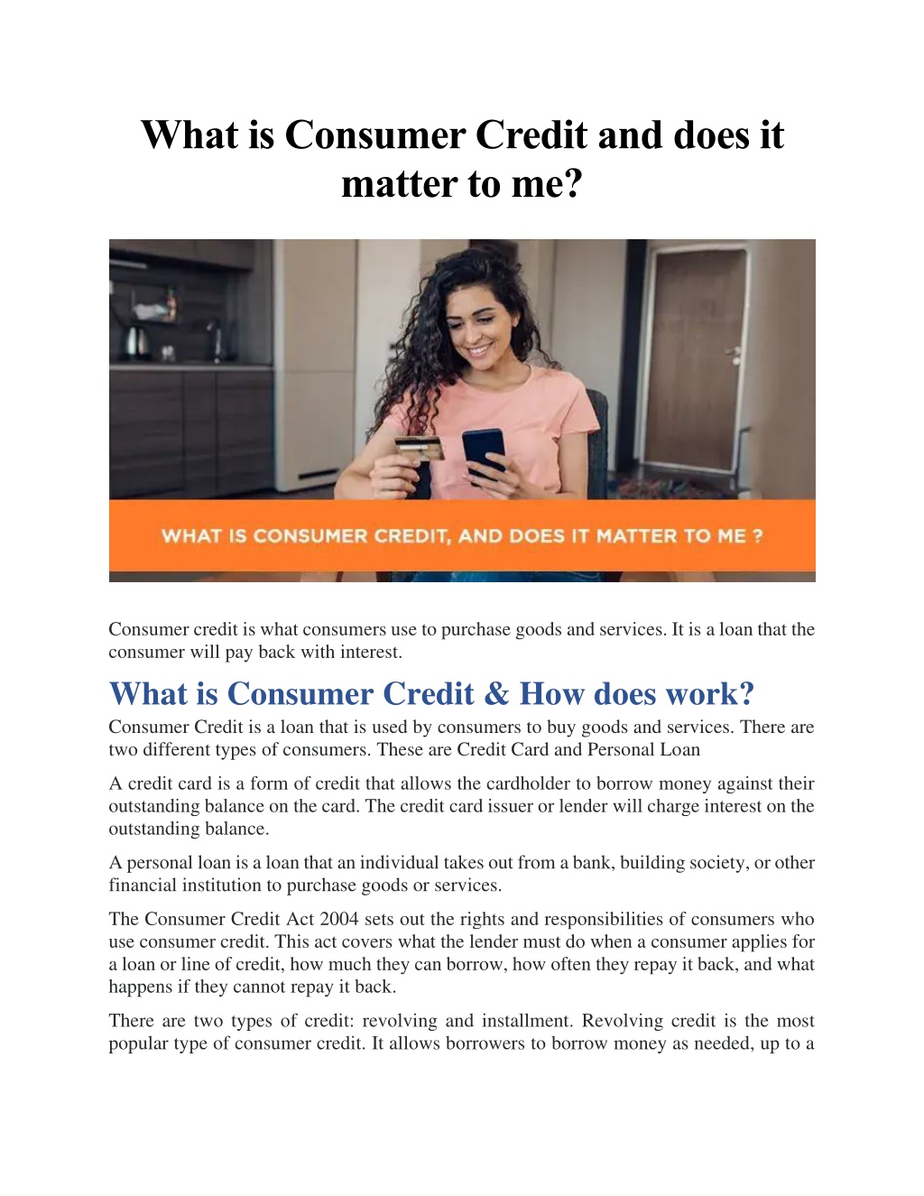 ppt-what-is-consumer-credit-and-does-it-matter-to-me-powerpoint