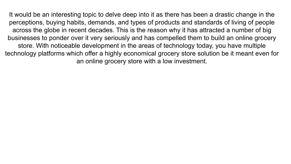 PPT - How to Start An Online Grocery Store in 2023 PowerPoint ...