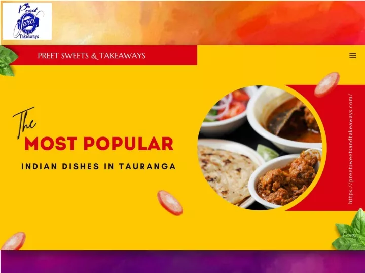PPT The Most Popular Indian Dishes in Tauranga PowerPoint